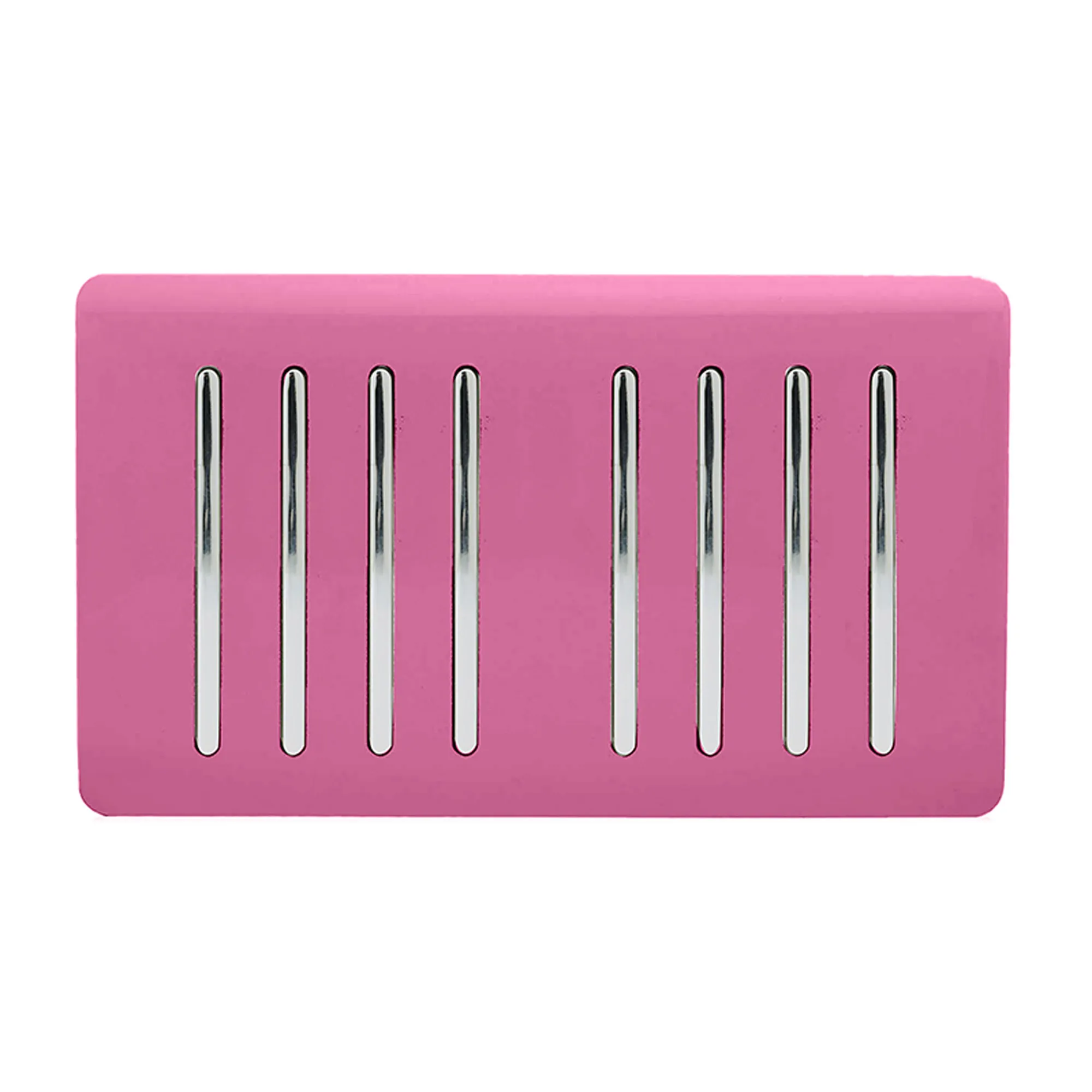 ART-SS88PK  8 Gang 2 Way 10 Amp Rocker Twin Plate Pink